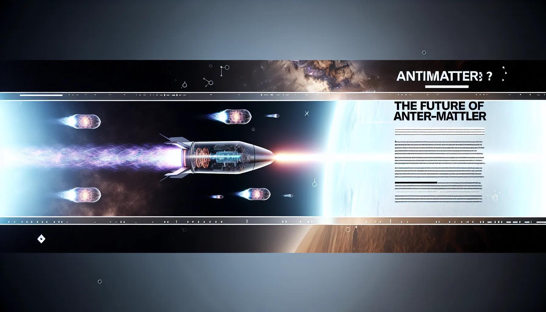 Antimatter Rockets: The Future of Interstellar Travel