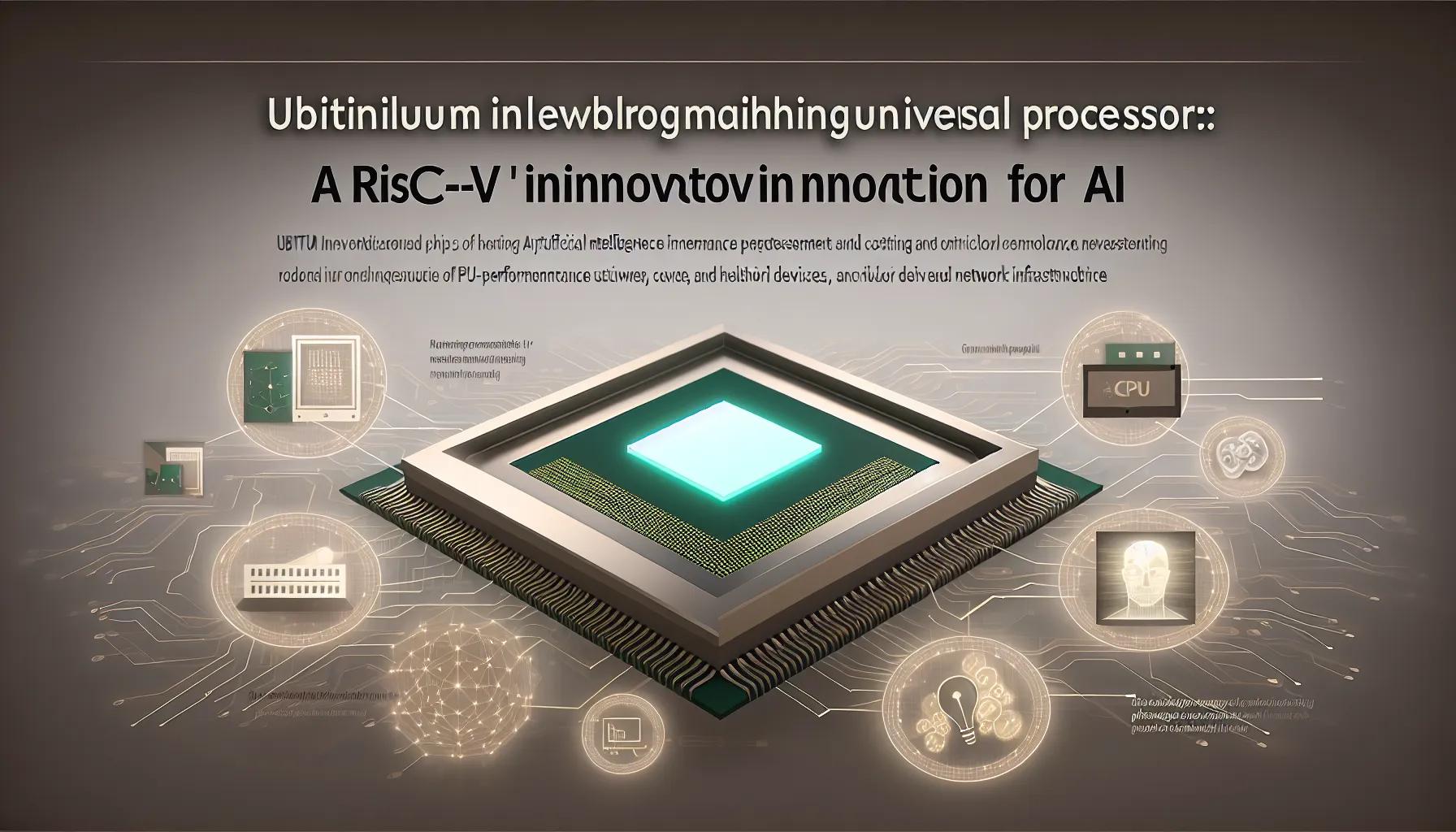 Ubitium Unveils Groundbreaking Universal Processor: A RISC-V Innovation for AI