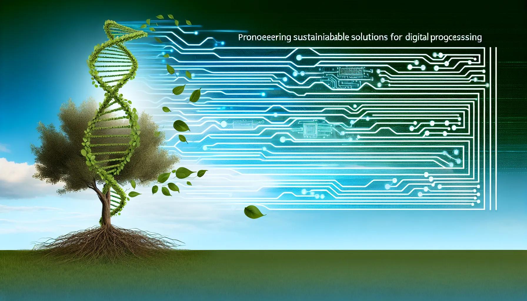 Biological Computing: Pioneering Sustainable Solutions for Digital Processing