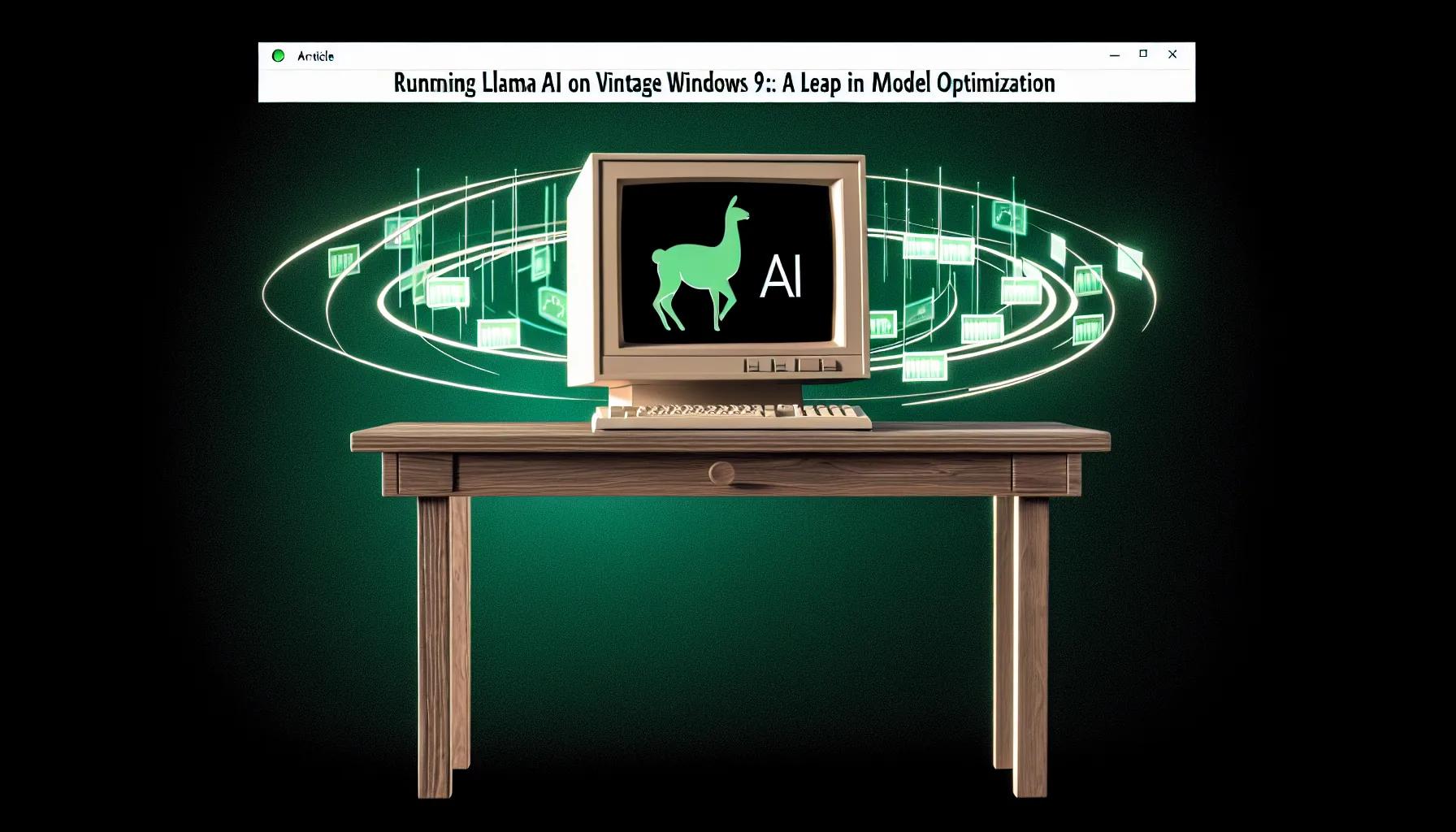 Running LLaMA AI on Vintage Windows 98: A Leap in Model Optimization