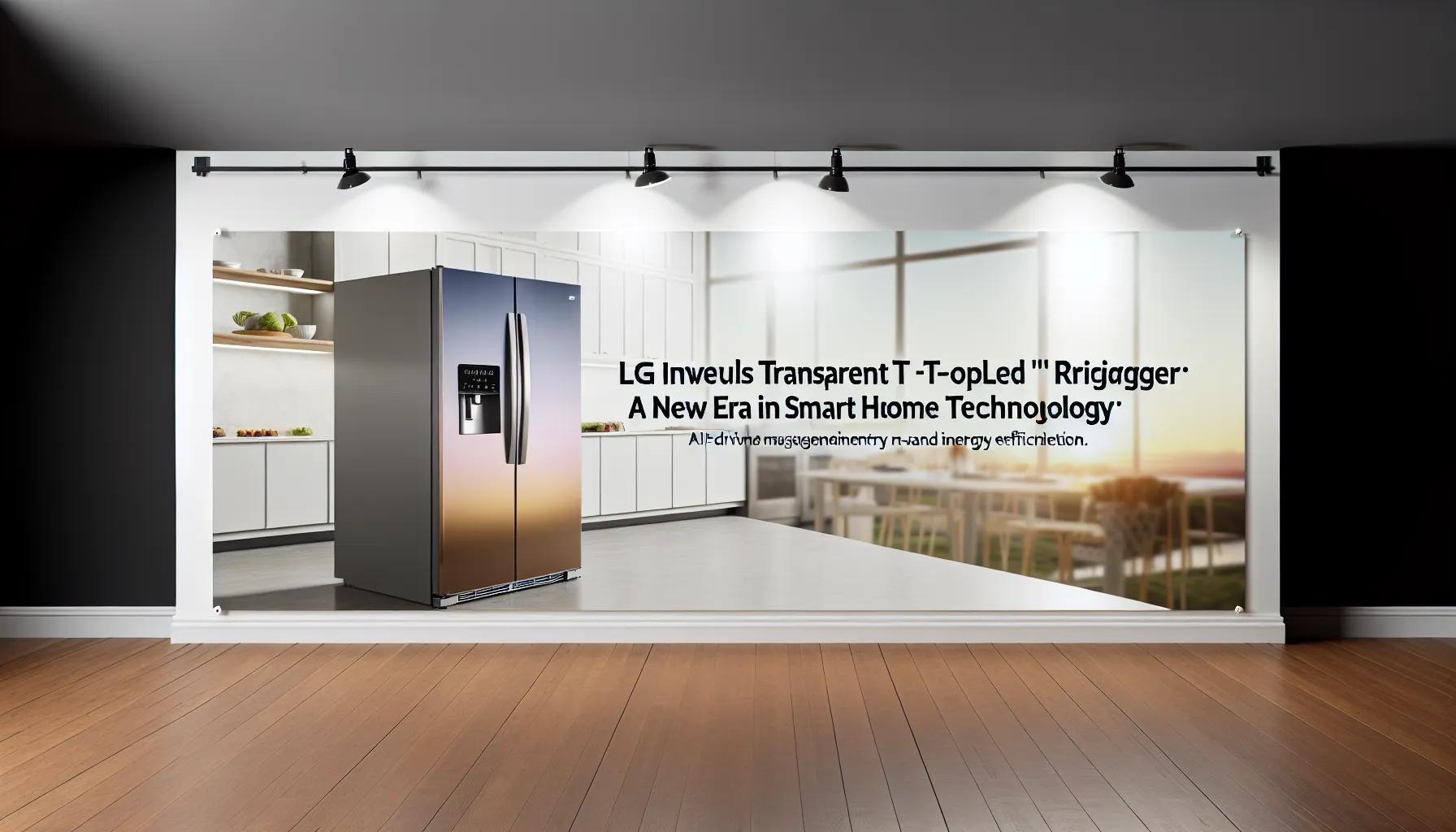 LG Unveils Transparent T-OLED Refrigerator: A New Era in Smart Home Technology