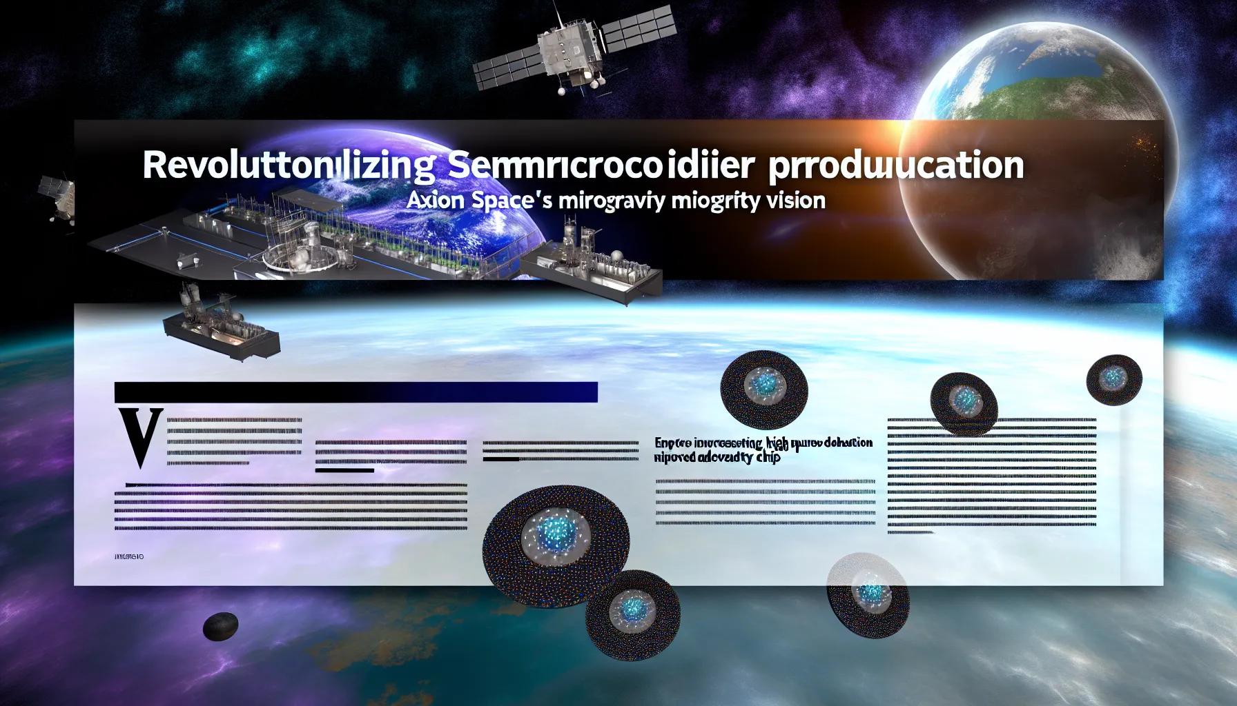Revolutionizing Semiconductor Production: Axiom Space's Microgravity Vision