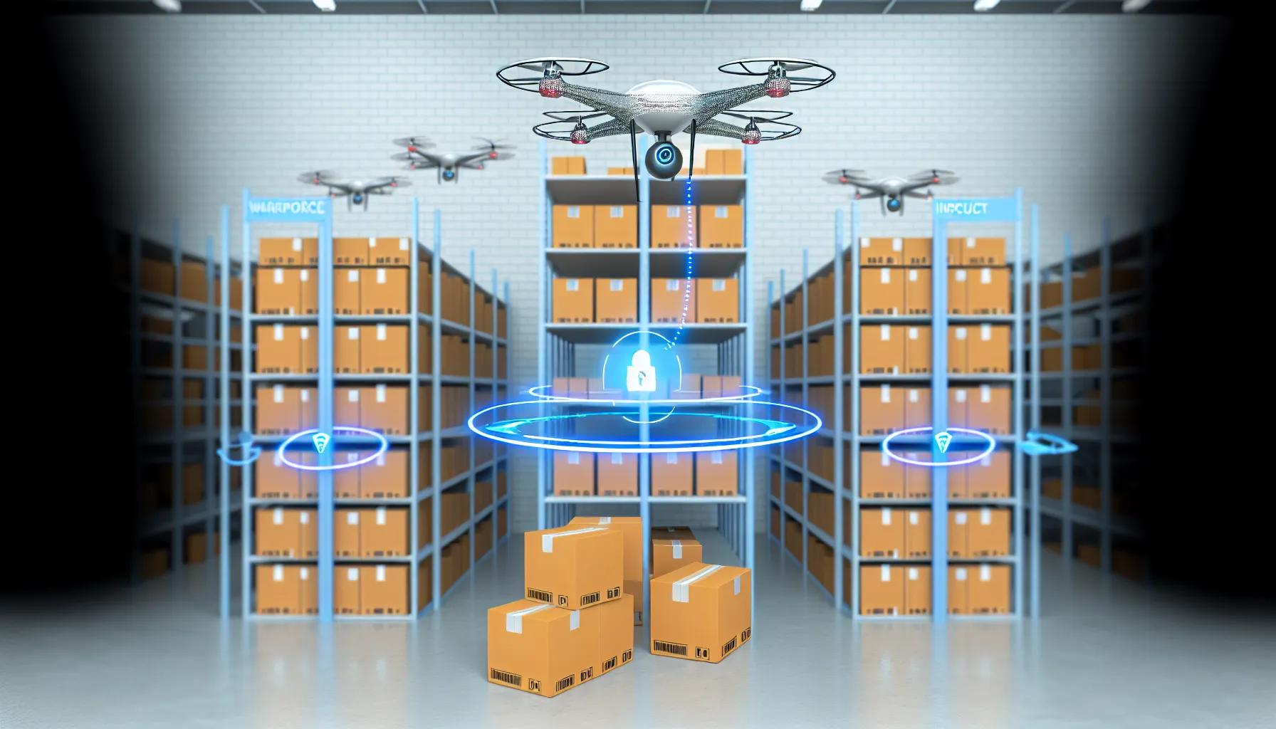 Transforming Warehousing with AI Drones and RFID Technology